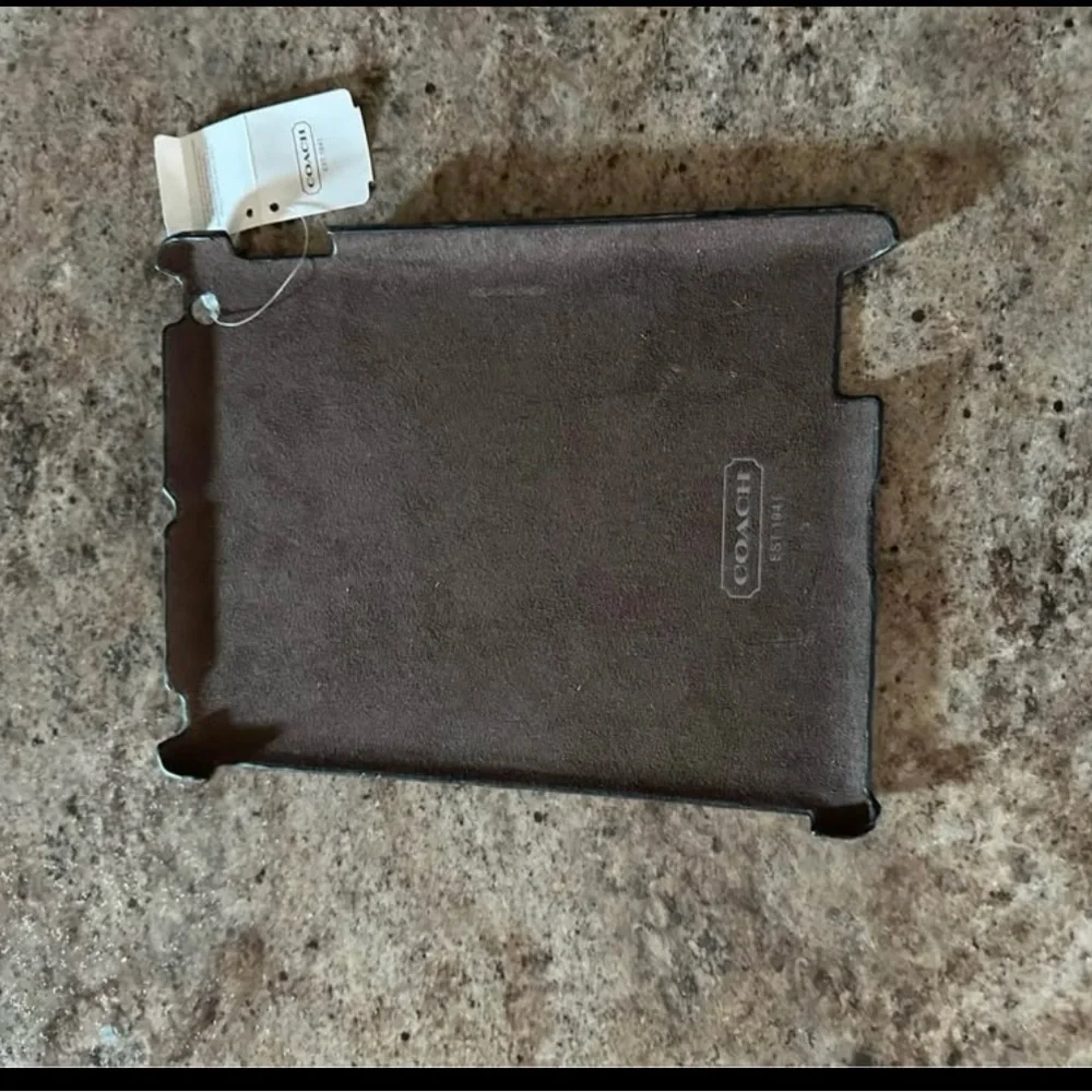 Coach Green and Brown Tablet Cover Camouflage Design